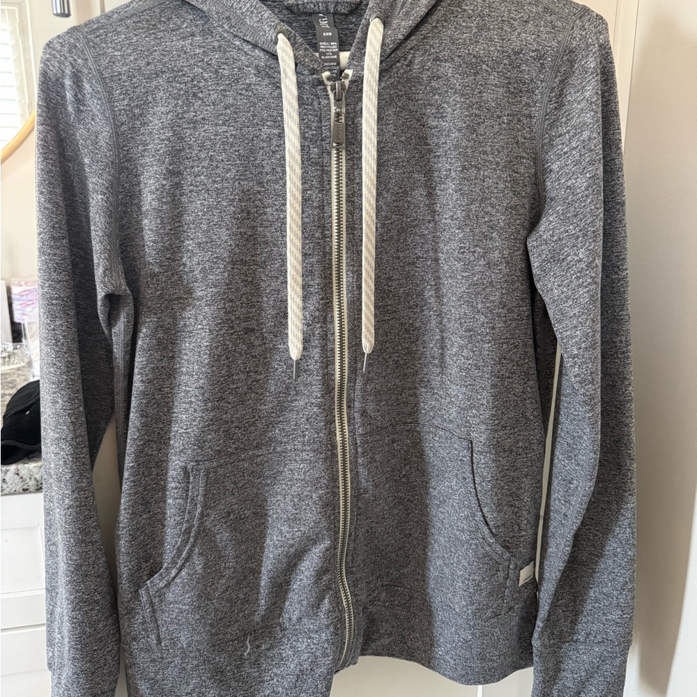 Vuori Heathered Gray Hoodie